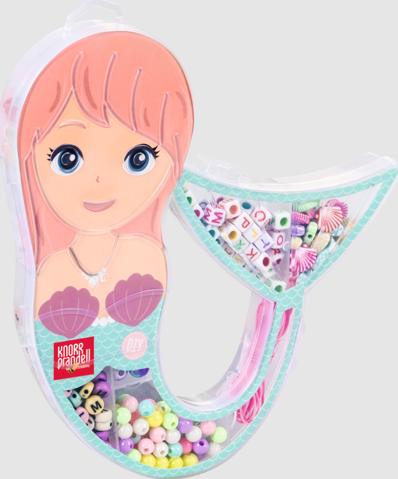 Schmuck-Set Mermaid, mehrfarbig, pastell